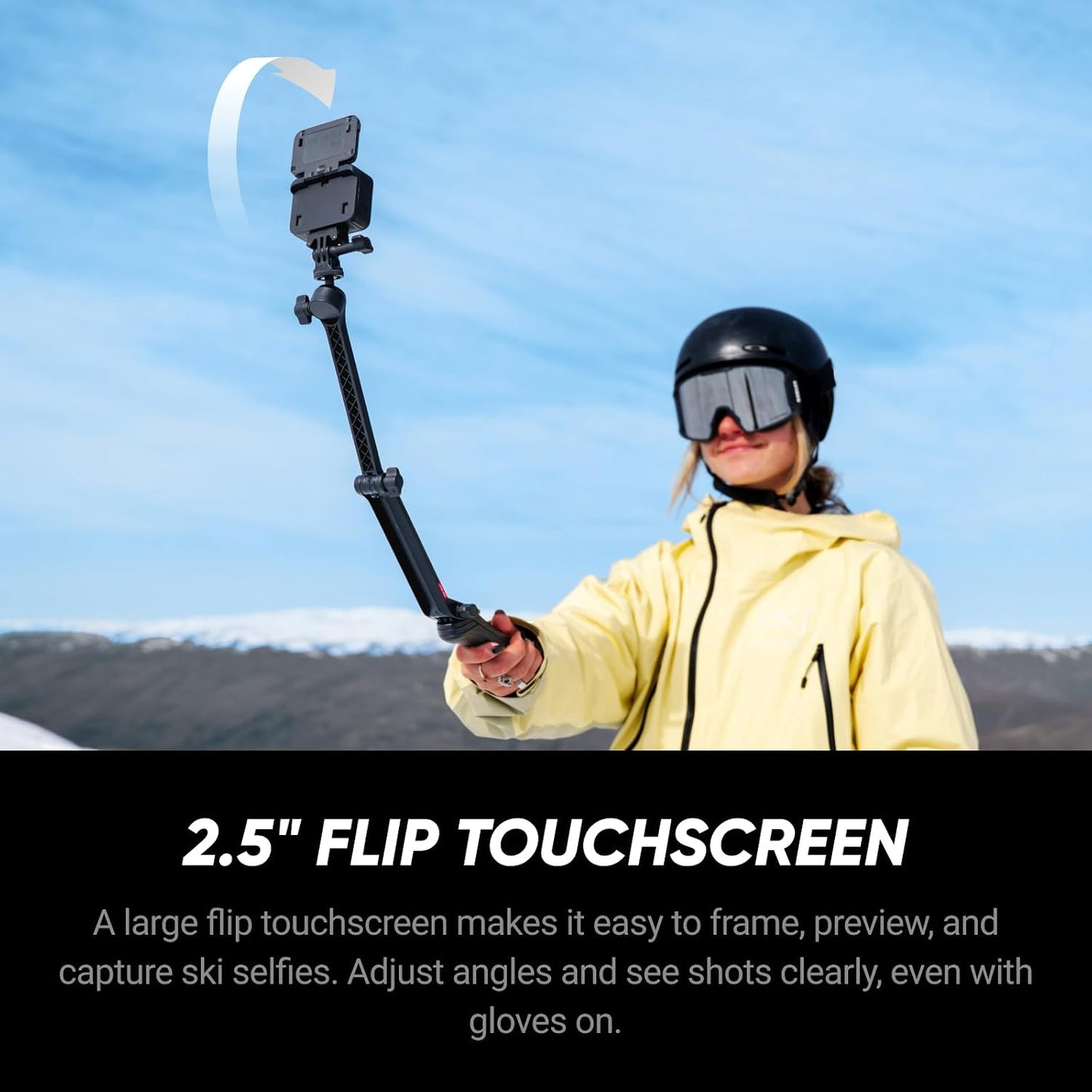 Insta360 Ace Pro 2 Winter Bundle Dual Battery - 8K Waterproof Action Camera Co-Engineered with Leica, 1/1.3" Sensor, Dual AI Chip, Leading Low Light, Superior Audio, Flip Screen & AI Editing for Vlogs