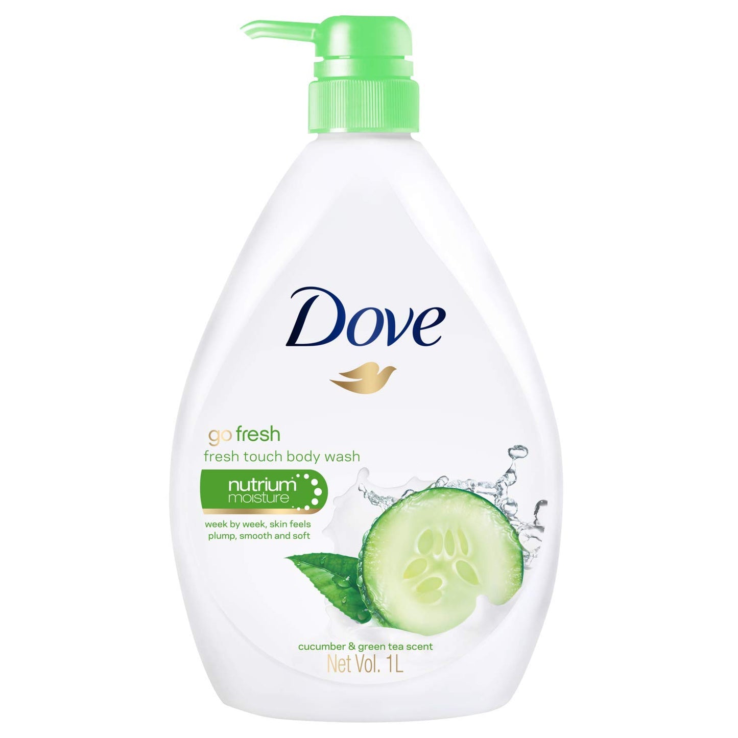 Dove Go Fresh Nourishing Body Wash - Cucumber and Green Scent - (Pack of 2)
