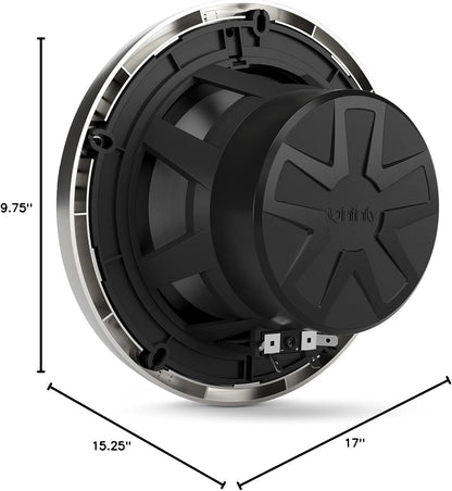 Infinity INF622MLT 622MLT Marine Boat 6.5 inches RGB LED Coaxial Speakers - Titanium