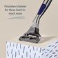 Winston Chrome Razor Handle - (German-Engineered Blades with Lubricating Strip and Precision Trimmer)