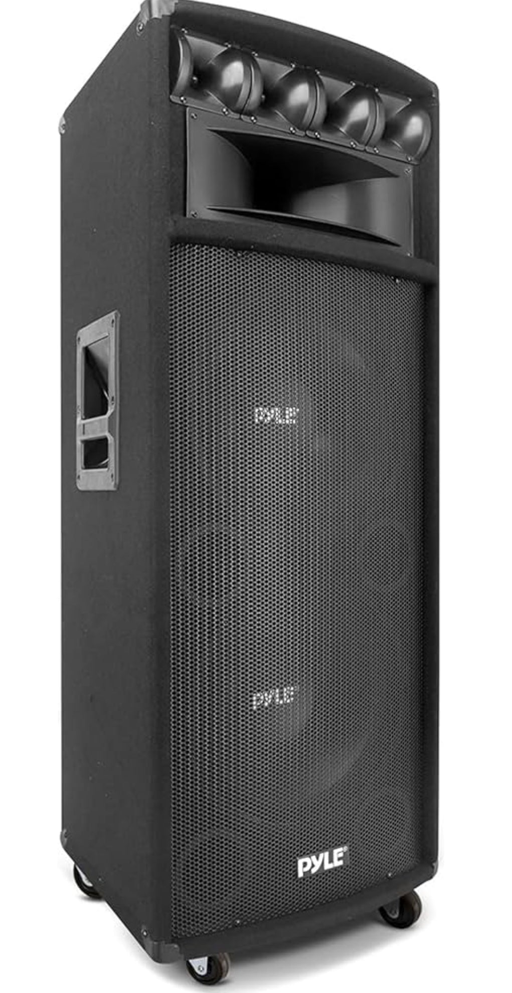Draagbare PA-luidsprekerstelsel - 1600 Watt Buite-stereo met Dubbele 12" Woofers, 3.4" Piezo-tweeters, 5"x12" Superhoring-middeltoon, Oorkruisnetwerk