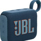 JBL Go 4 - Ultra-Portable, Waterproof and Dustproof Bluetooth Speaker, Big Pro Sound with Punchy bass, 7-Hour Built-in Battery, Made in Part with Recycled Materials (Blue)