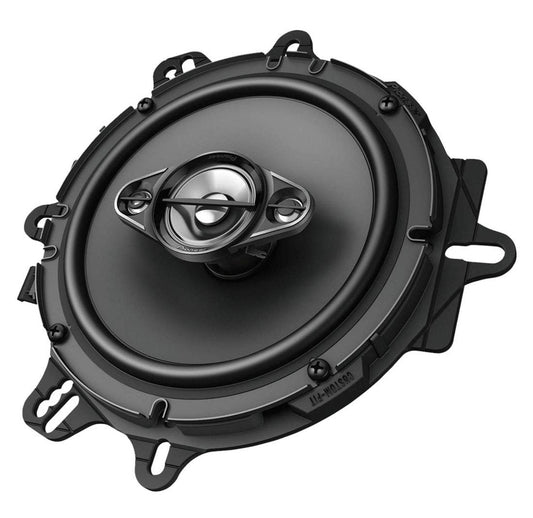 PIONEER TS Reeks 4-rigting Motoroudioluidsprekers, Volreeks, Helder Klankgehalte, Maklike Installasie en Verbeterde Basrespons, 6-1/2” Luidsprekers