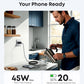 Anker Nano 45W Type C Charger Fast Charging, Compact and Foldable Plug - (6 ft Cable Included)