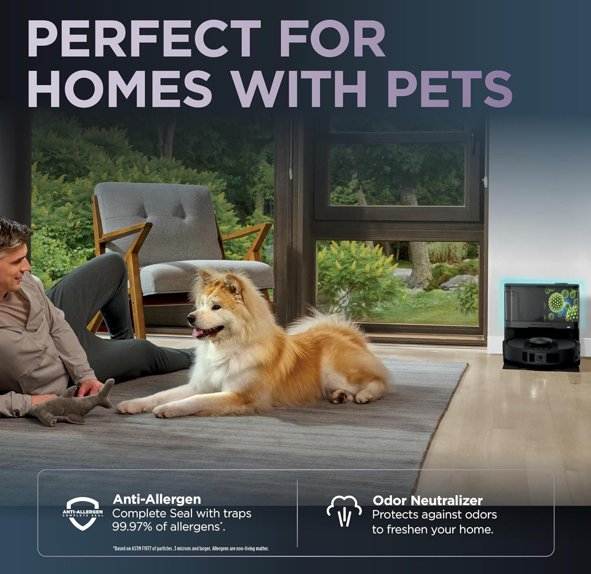 Shark Power Detect NeverTouch, Self-Empty & Self-Refill, Robot Vacuum and Mop - NEW