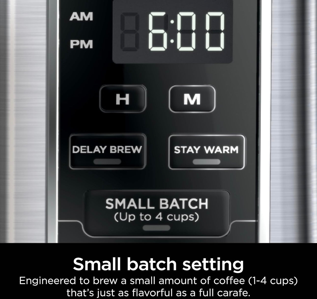 Ninja 12-Cup Programmable Coffee Brewer 60oz Water Reservoir, Delay Brew - Black/Stainless Steel