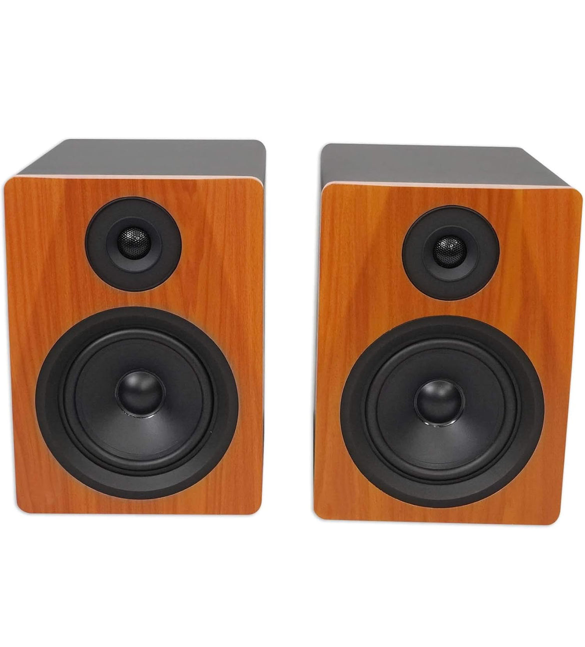 Rockville Pair APM5C 5.25" 2-Way 250W Powered USB Studio Monitors and Stands+Pads