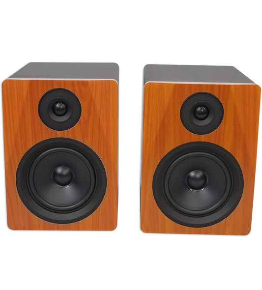Rockville Paar APM5C 5.25" 2-rigting 250W Aangedrewe USB Studio Monitors en Staanders+Kussings