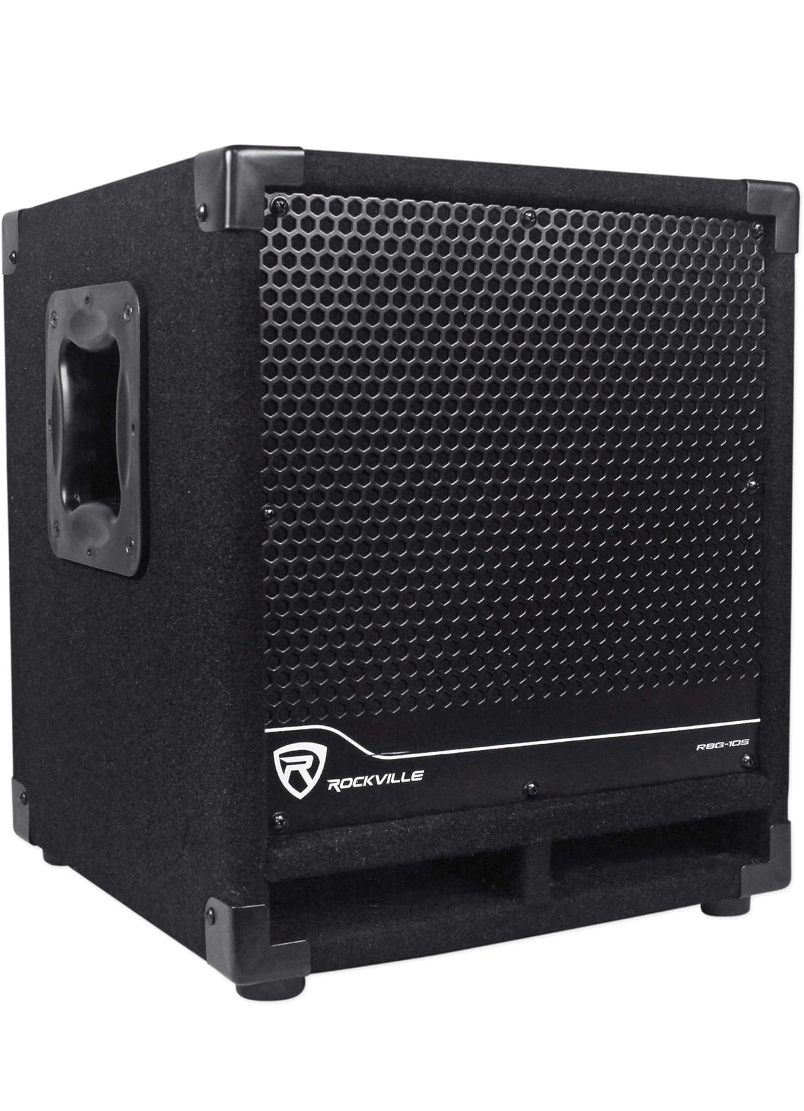 Rockville RBG10S Bass Gig 10" 1200w Aangedrewe PA Subwoofer DJ/Pro+Akoestiese Verhoger