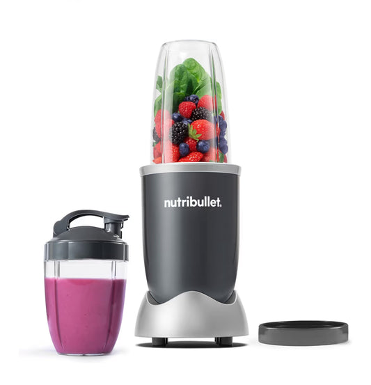 NutriBullet Personal Blender 600 Watt for Shakes, Smoothies, Food Prep, and Frozen Blending, 24oz - Gray