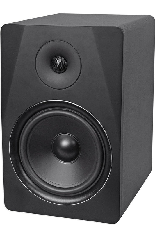 Rockville DPM8B 8" 2-rigting 300W Swart Aktiewe/Aangedrewe Studio Monitor Luidspreker