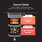 Ninja DoubleStack XL Smart 2-Basket Air Fryer, Smart Cook System, DoubleStack Technology Cook 10 QT, 6-in-1, Smart Finish & Match Cook, Air Fry, Broil, Bake (SL451)
