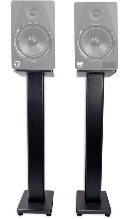 Rockville Apm6c 6.5" 2-rigting 350W Aktiewe/Aangedrewe USB Studio Monitor Luidsprekerpaar
