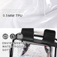 Clear Backpack for Girls Women Transparent Kids Elementary College School Bag Travel Laptop Backpacks Large Bookbags (Black)