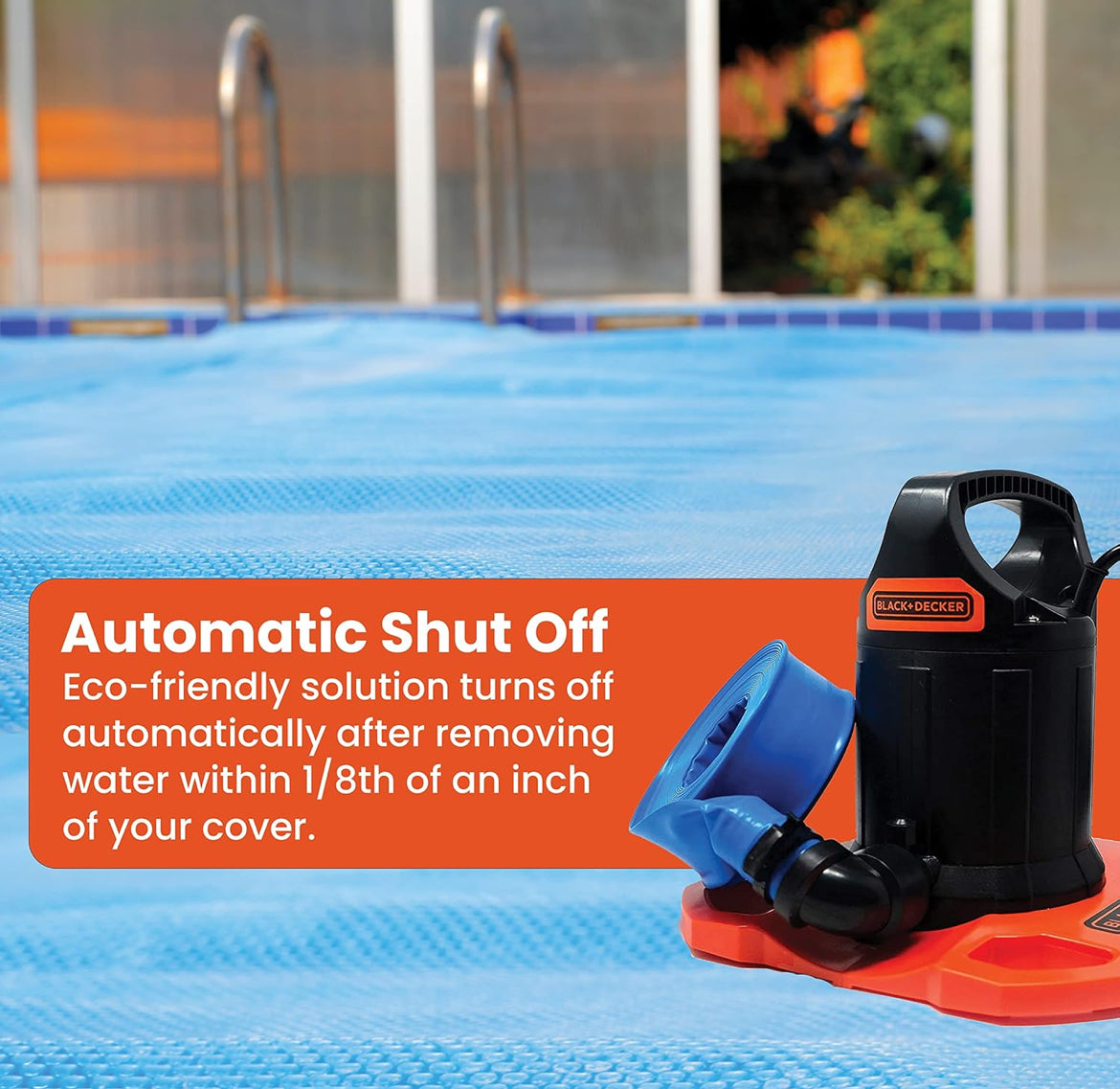 BLACK+DECKER Dekselpomp, 1500 GPH Outomaties