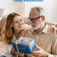 Eyeris1 Eye Massager w/ Heat for Migraine, Smart Sleep Mask for Dry Eyes Relax, Reduce Strain - Grey