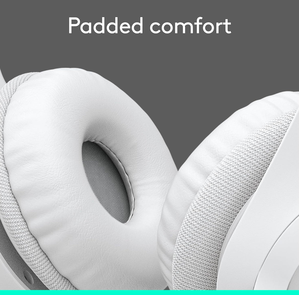 Logitech H390-speletjieshoofoorfone, bedrade koptelefoon met mikrofoon, USB-koptelefoon met mikrofoon vir rekenaar, geraasdempende mikrofoon vir videovergaderings, musiek, speletjies – Spierwit