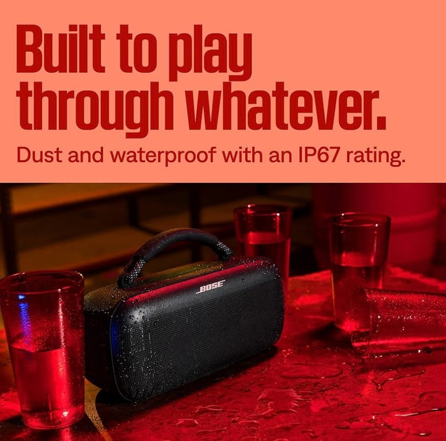Bose SoundLink Max Portable Speaker, Large IP67 Waterproof Bluetooth Speaker - Black
