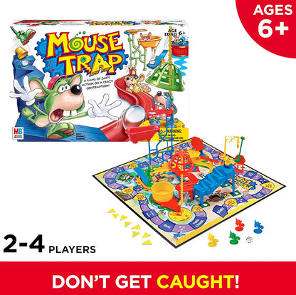 Hasbro Gaming Mouse Trap Kids Board Game - Family Board Games - 2-4 Players