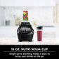 Ninja Blender, Mega Kitchen System, 1500W, 4 Functions with 72 Blender Pitcher, 64 Processor Bowl, 2 Nutri Cups + Lids - Black BL770