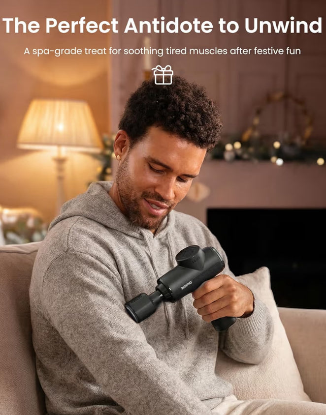 Active Thermacool 2 Massage Gun w/ Heat and Cold Percussion Deep Tissue Handheld Neck Massager