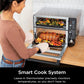 Ninja DCT451 12-in-1 Smart Double Oven with FlexDoor, Thermometer, FlavorSeal, Smart Finish, Rapid Top Convection and Air Fry Bottom - Stainless Steel