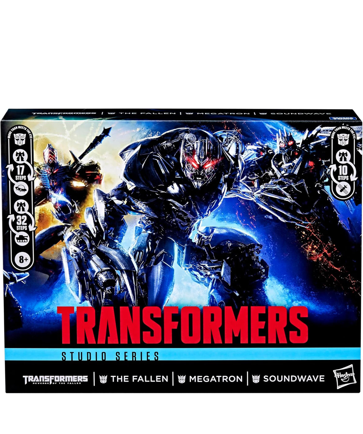 Transformers Studio Series Revenge of The Fallen, Converting Action Figure 3-Pack, Robot Toys, Ages 8+