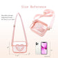 Clear Crossbody Bag for Women Girls Kids Purse Toddlers Shoulder Messenger Handbags Transparent Bags Wallet Pouch
