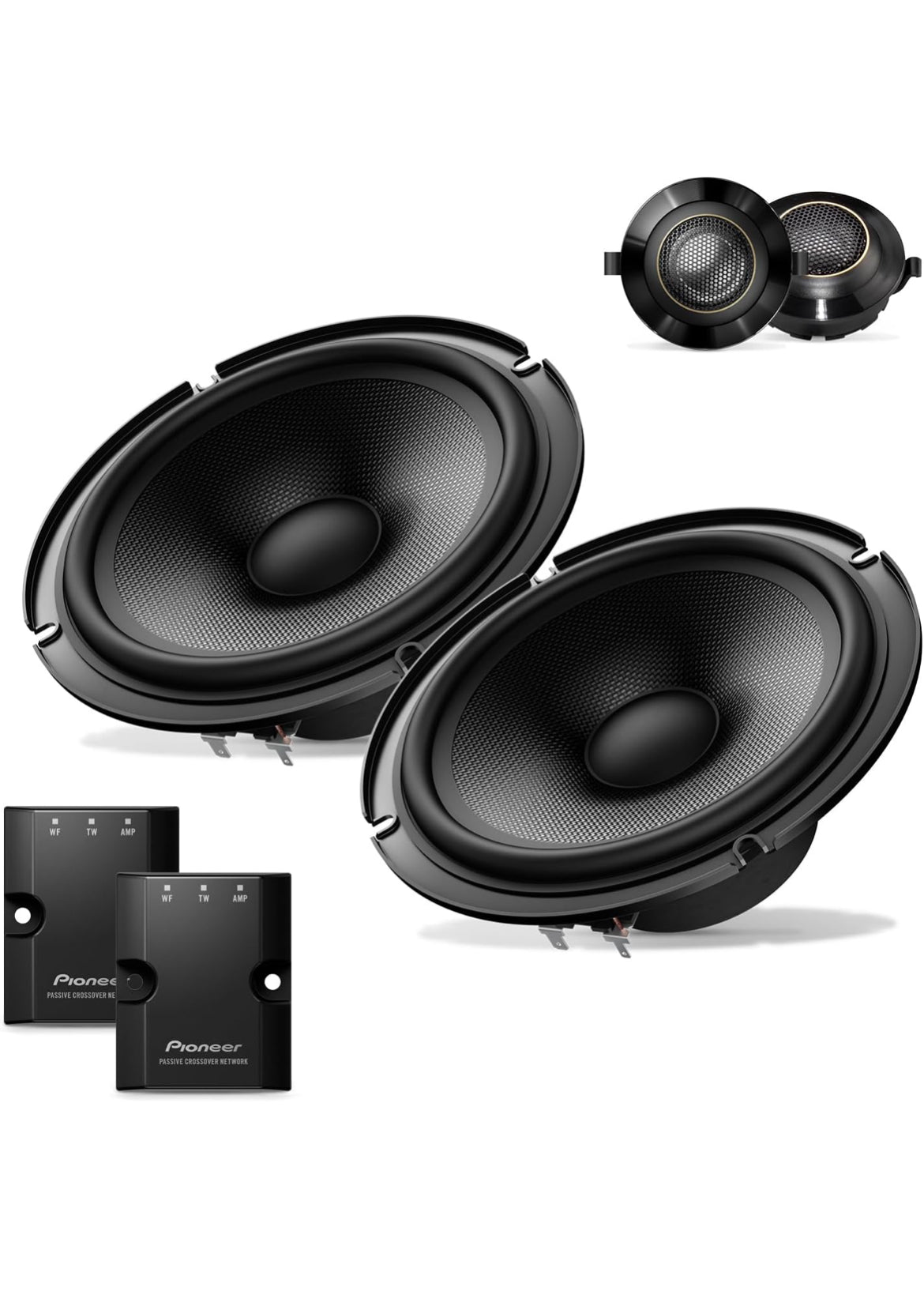 PIONEER Z-Series TS-Z65C 6.5" 2-Way Component Car Speakers 300W Max
Audiophile Upgrade, Premium Speakers, Crisp Highs + Clear Vocals, Add an Amplifier for Optimal Performance