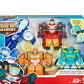 Playskool Heroes Transformers Rescue Bots Academy Rescue Team Pack, 4 Collectible 4.5" Converting Action Figures, Toys for Kids Ages 3 & Up