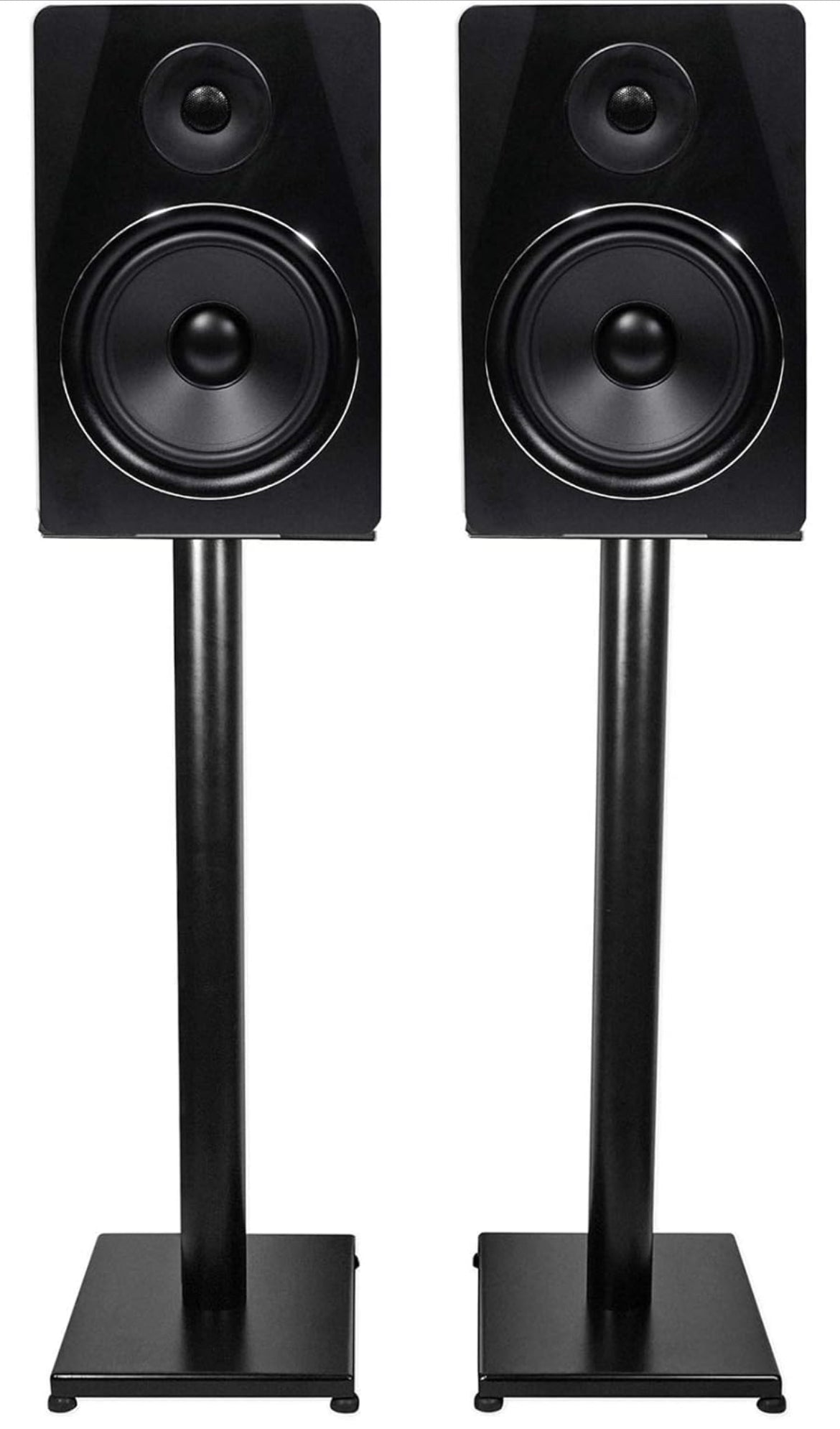 Rockville APM8B 8" 2-Way 500W Active/Powered USB Studio Monitor Speakers Pair