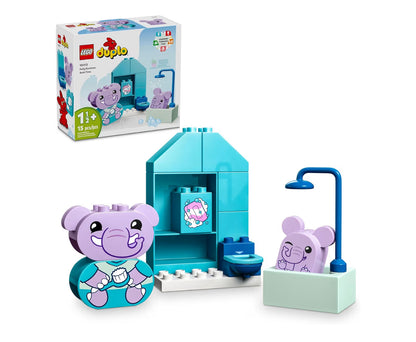 LEGO DUPLO My First Daily Routines: Badtyd-speelstel sluit 2 olifantspeelgoed in