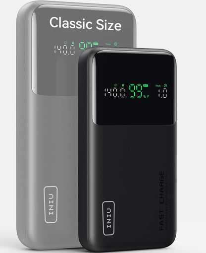 INIU 140W Kragbank, Kompakte 25000mAh Hoëkapasiteit Skootrekenaar Draagbare Laaier, USB C in&uit Tablet Kragbank, Slim Digitale Skerm Foonlaaier vir iPhone 16 15, Samsung, iPad, MacBook, Skootrekenaar ens.