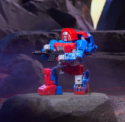 Transformers Legacy United Deluxe Klas G1 Universe Autobot Gears, 5.5-duim Omskakelende Aksiefiguur, 8+ Jaar