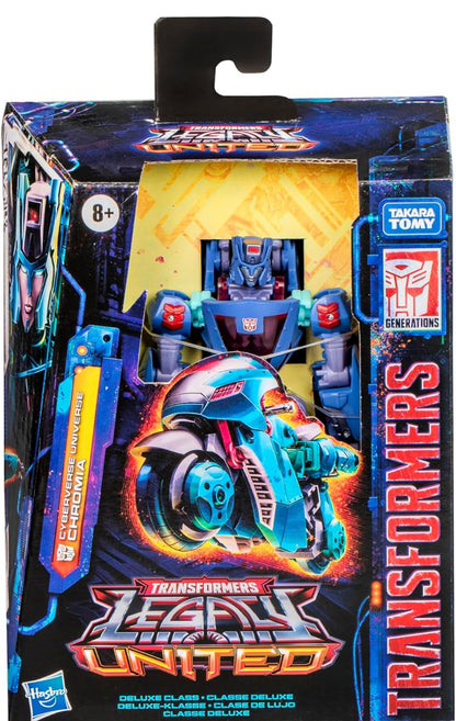 Transformers Legacy United Deluxe Klas Cyberverse Universe Chromia, 5.5 duim Omskakelbare Aksiefiguur (8)