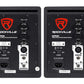 Rockville (2) DPM5C Dual Powered 5.25" 300w Active Studio Monitors+Stands+Pads