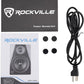 Rockville Pair DPM5B 5.25" 300w Active Studio Monitors - BUNDLE