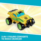 Transformers Playskool Heroes Rescue Bots Academy Road Rescue Team Trailer 4-Pack Converting Toy