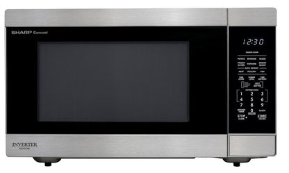 Sharp SMC2266KS 2.2 cu. ft. 1200W Stainless Steel Countertop Microwave Oven
Stainless Steel, Removable 16.5" Carousel Turntable