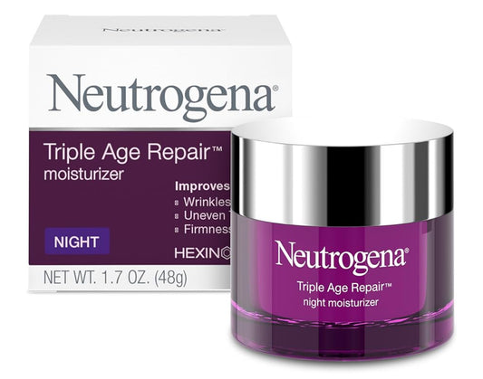 Neutrogena Triple Age Repair Nag Ges Vogroom met Heksinol & Vitamien C, Anti-Kreukelroom - (1.7 oz)