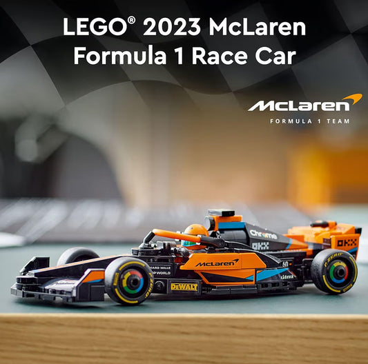 LEGO Speed McLaren Formula 1 Race Car Toy for Play and Display - Buildable McLaren Set
