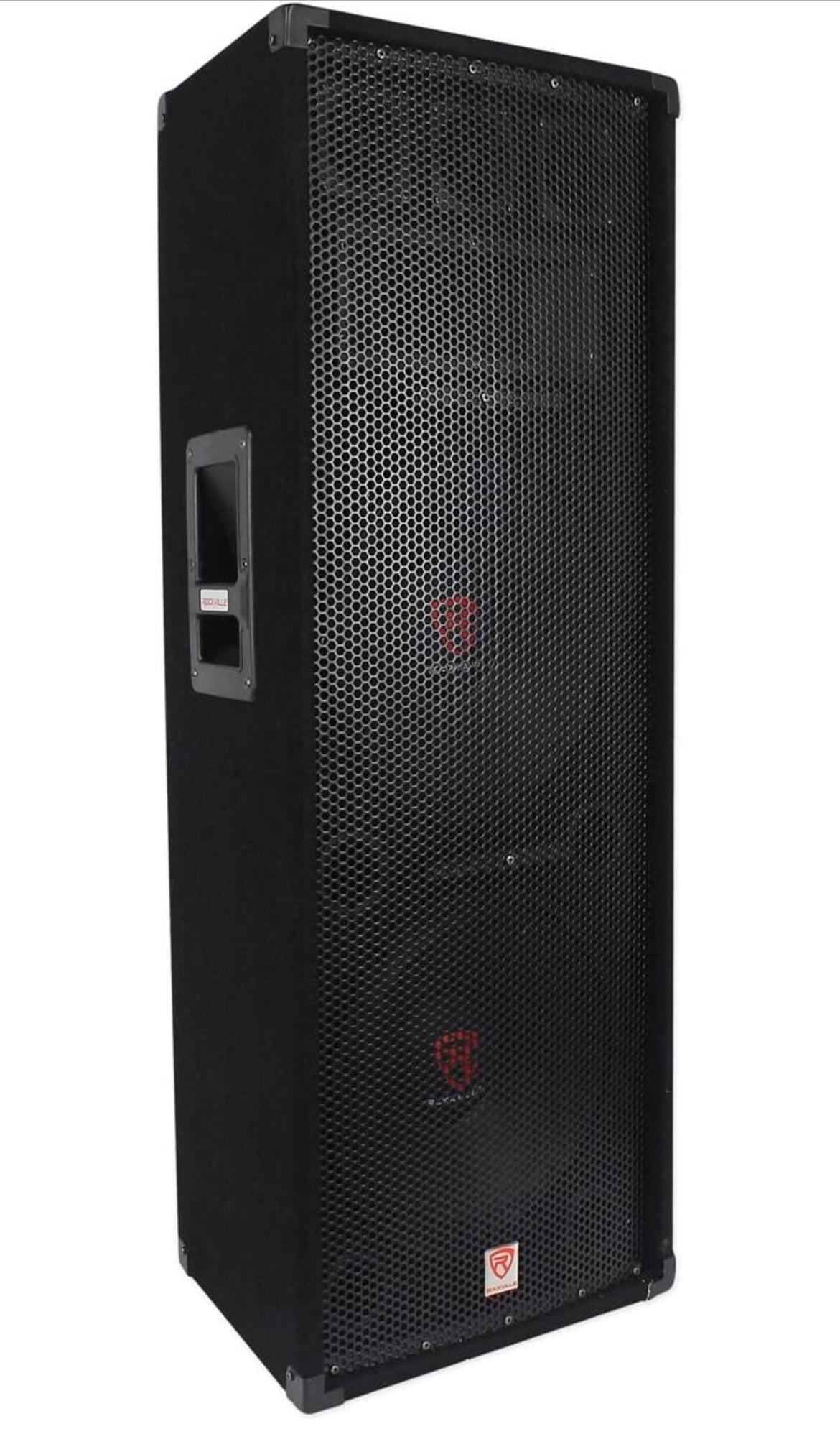 Rockville RSG12.2 Dual 12” 2000 Watt 3-Way 4-Ohm Passive DJ/Pro Audio PA Speaker