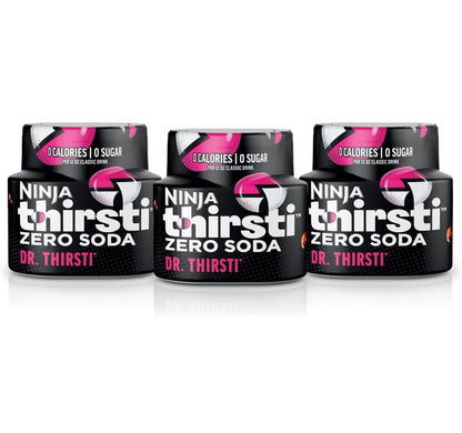 Ninja Thirsti Gegeurde Waterdruppels, ZERO SODA Dr. Thirsti, Klassieke Koeldrankgeure Nul Kalorieë, Nul Suiker - 355ml drankies (3 Pak)