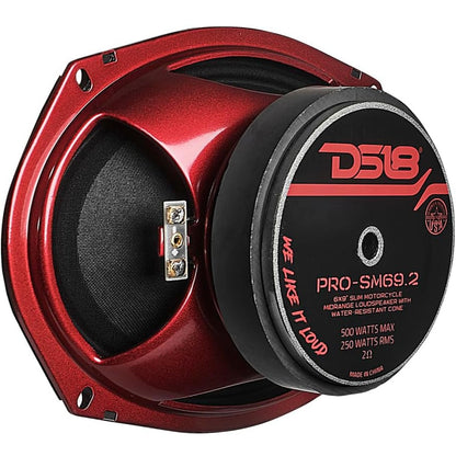 DS18 PRO-SM69.2 6x9 Vlak Waterbestande Keël Mid-Reeks Luidspreker (1 Luidspreker)