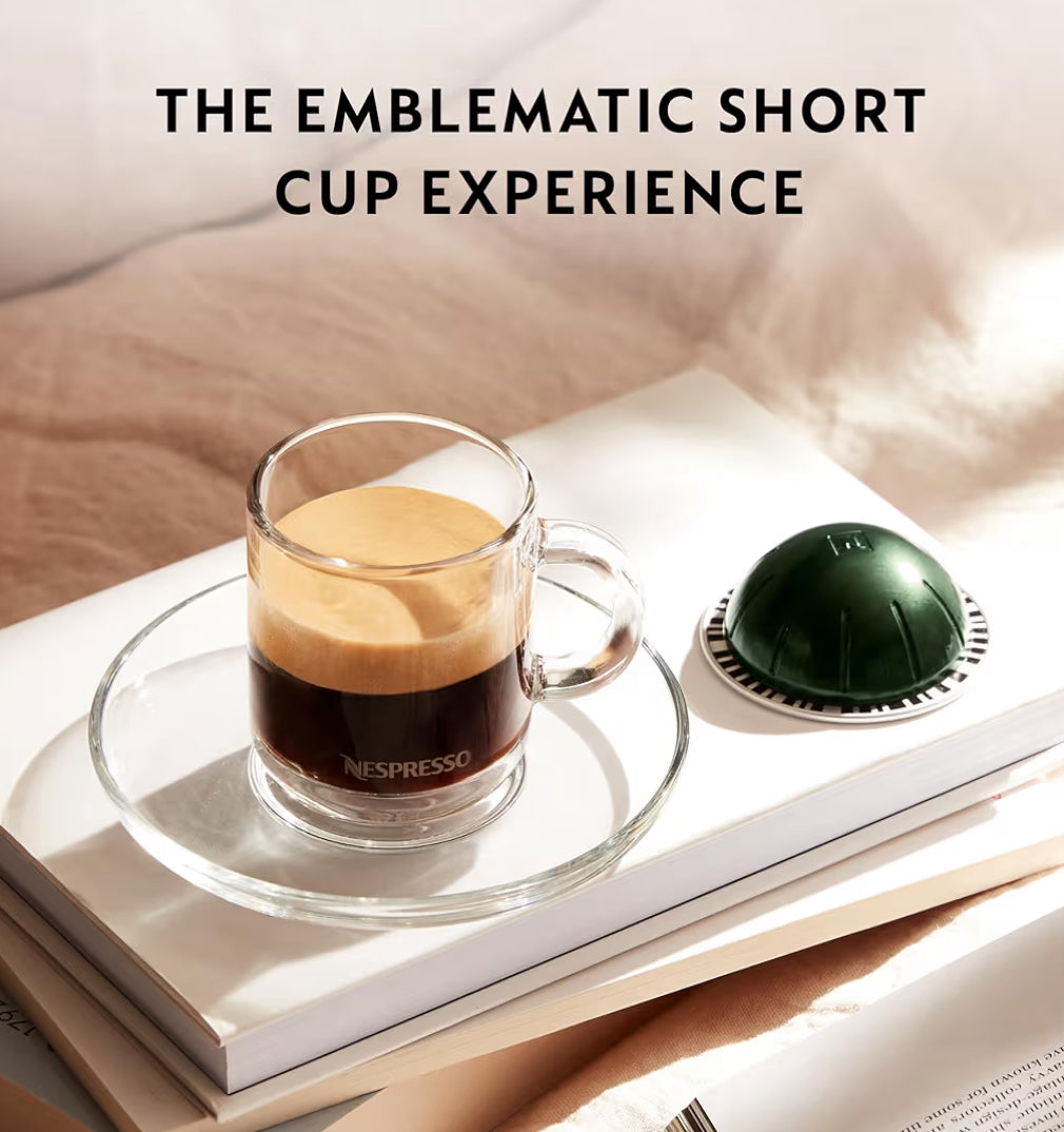 Nespresso Kapsules Vertuo, Double Espresso Dolce, Maak 2.7 oz. - 30-T Double Espresso Peule