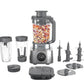Ninja Blender and Food Processor Combo, Foodi Power Blenders For Kitchen and Personal Size 72-oz. Glass Pitcher & To-Go Cups -Silver SS401