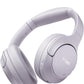Hybrid Active Noise Cancelling Headphones, Wireless Over Ear Bluetooth, 40H Playtime, Hi-Res Audio Custom EQ, Comfort Fit Ear Cups (Purple)