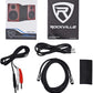 Rockville APM6W Powered USB Studio Monitor Speaker Pair in White, 6.5", 2-Way, 350W, EQ, MDF Wood, RCA/XLR