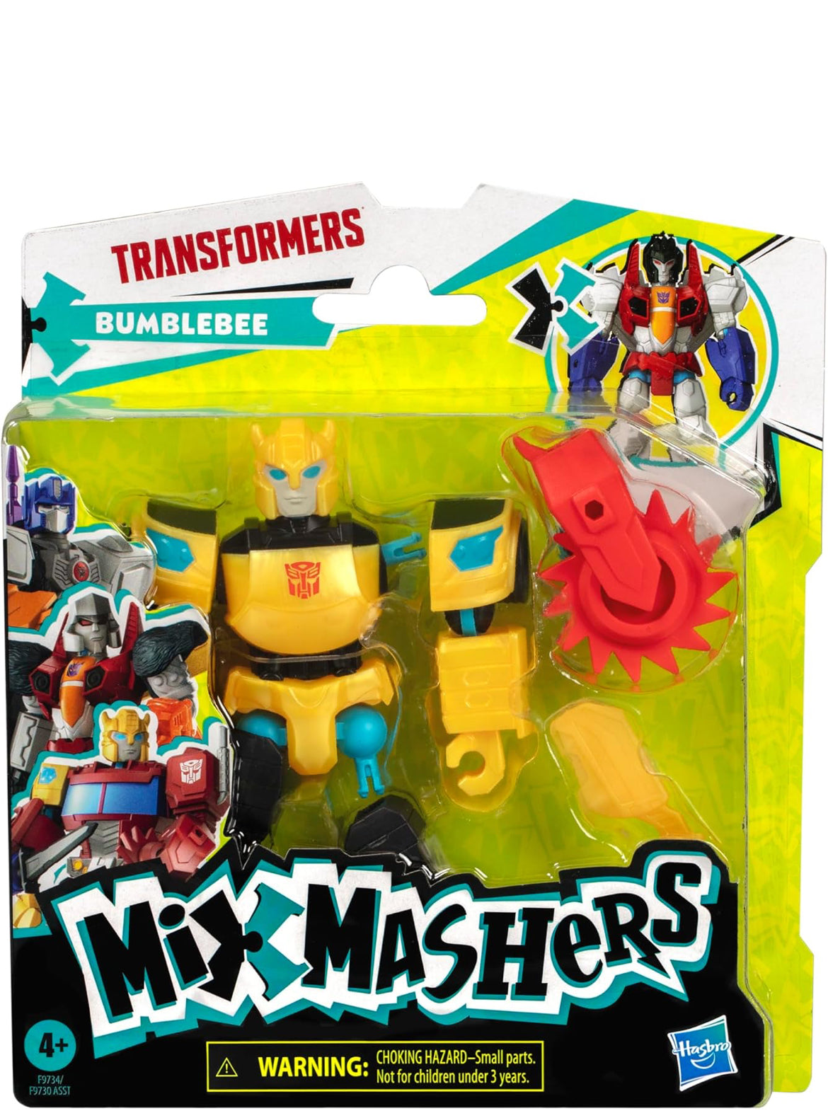 Transformers MixMashers Bumblebee Custom Mix-and-Match Action Figure & Accessories, 5-Inch-Scale (12 cm) Robot Toys for Kids Ages 4+