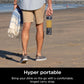 Ninja Blast Portable Blender, Cordless, 18oz. Vessel, Personal Blender BPA Free, Leakproof-Lid and Sip Spout, USB-C Rechargeable, Dishwasher Safe, Metallic - Black BC151MB